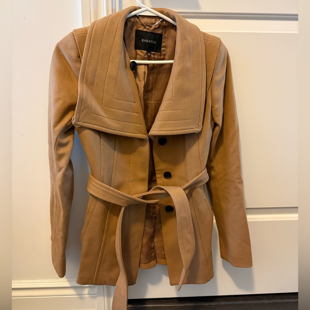 Babaton wool and cashmere blend coat